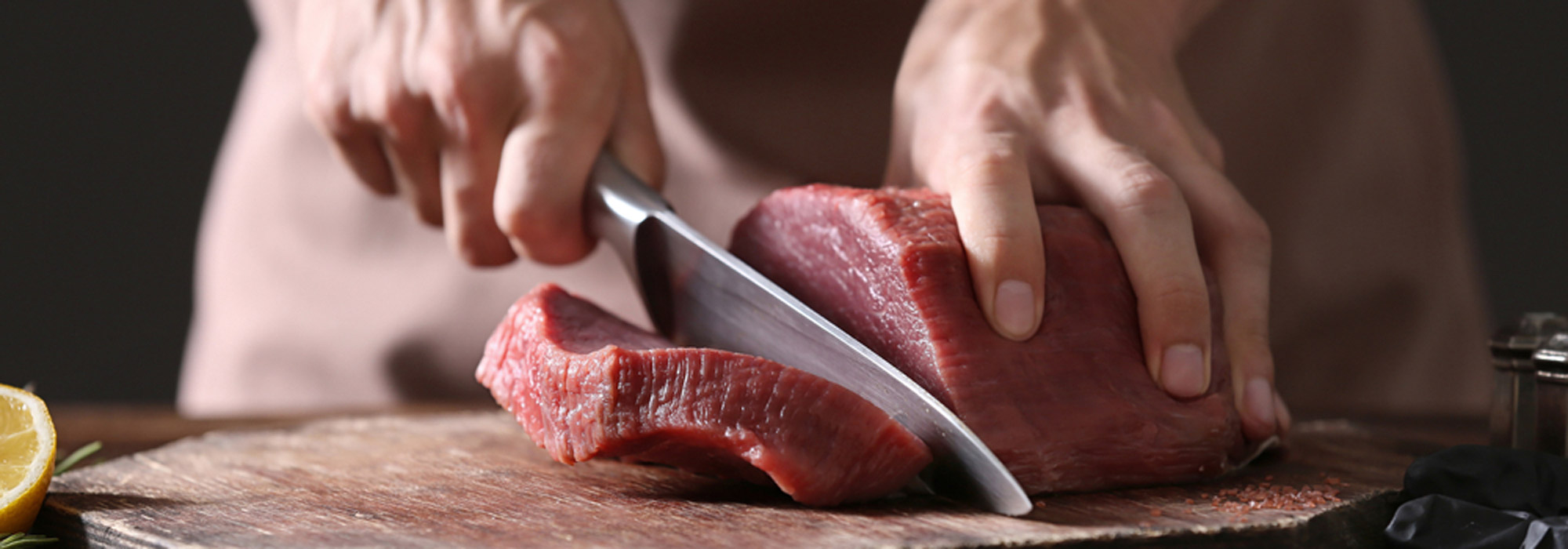 Cutting Raw Meat